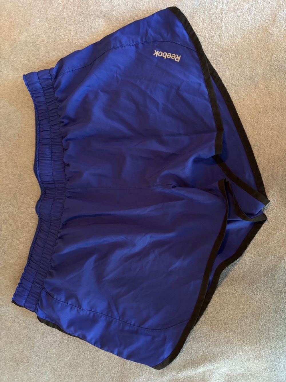 Reebok Navy Blue Shorts with Black Accents